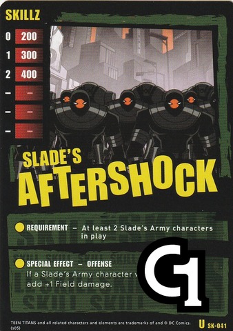 Slades Aftershock - Foil